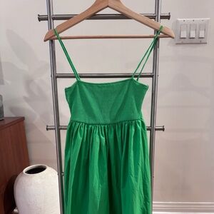 Zara Baby Doll Dress - Green